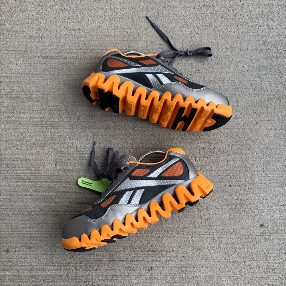 Reebok Zig Pulse Composite Toe Work Shoes Orange Silver RB322 Womens Size 10 M - Picture 5 of 11